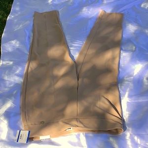 Woman slacks light coffee